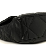 Goatskin Quilted Large Chanel 19 Flap Black