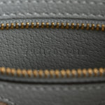 GG Supreme Monogram Textured Calfskin Web Super Mini Ophidia Shoulder Bag Dusty Blue