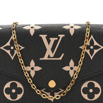 Empreinte Monogram Giant Felicie Pochette Black Beige