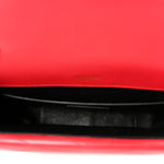 Lambskin Matelasse Chevron Monogram Medium Sulpice Bag Red