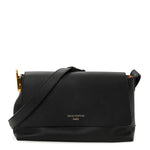 Grained Calfskin Low Key Messenger Black