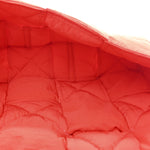 Nylon Intrecciato Padded Tech Cassette Bag Red