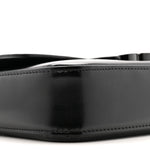 Shiny Calfskin Triomphe Chain Bag Black