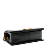 Caviar Quilted Medium Boy Flap Black