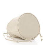 Smooth Calfskin Aria Bucket Bag Off White