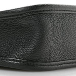 Vitello Daino Soft Mini Hobo Messenger Bag Black