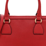 Dollar Calfskin GG Charm Satchel Red