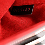 Patent Monogram Infrarouge Twist Shoulder Bag PM Coquelicot