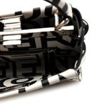 X MARC JACOBS Nappa Mini Peekaboo I SEE U Satchel Black White