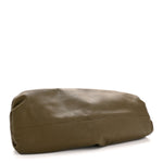 Smooth Butter Calf The Pouch Oversized Clutch Kaki Fondent
