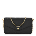 Empreinte Pochette Felicie Chain Wallet Black