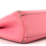 Shiny Nappa Micro Peekaboo Iconic Satchel  Rosa Fluo