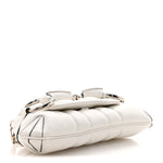 Nappa Vertical Matelasse Small Maxi Horsebit Chain Shoulder Bag Great White
