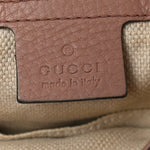 Pebbled Calfskin Medium Soho Flap Crossbody Pale Pink