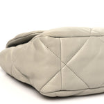 Lambskin Quilted Large Chanel 19 Flap Grey