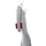 Dollar Calfskin Small Interlocking G Shoulder Bag Red