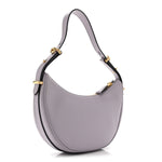 Soft Calfskin Arque Shoulder Bag Glicine
