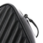 Calfskin Matelasse Monogram Monochrome Lou Camera Bag Black