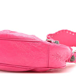 Agneau Arena Le Cagole Shoulder Bag XS Hot Pink