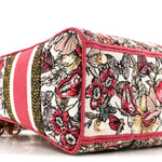 Canvas Embroidered Butterfly Print Medium Lady D-Lite  Multicolor