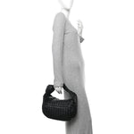 Nappa Intrecciato Teen Jodie Hobo Black