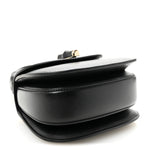 Boarded Dyana Lux Calfskin Mini Bamboo 1947 Top Handle Bag Black