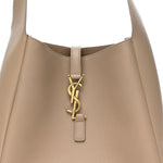 Smooth Calfskin Small Le 5 A 7 Soft Hobo Dusty Grey