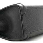 Drummed Calfskin Nano Luggage Black