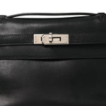 Box Kelly Pochette Clutch Black