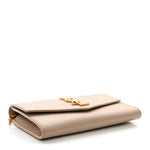 Grain De Poudre Monogram Uptown Chain Wallet Dark Beige