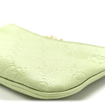 GG Grainy Calfskin Emblem Super Mini Shoulder Bag Sage Leaf