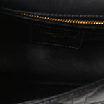 Calfskin Cannage Small Caro Bag Black