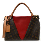 Monogram V Tote MM Cherry