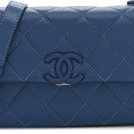 Caviar Quilted My Everything Small Flap Blue