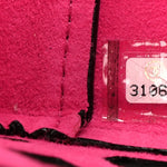 Lambskin Sea Through Flap Black Multicolor