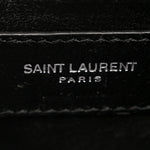 Grain De Poudre Textured Mixed Matelasse Triquilt Medium Monogram Satchel Black