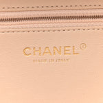 Caviar Quilted Large CC Filigree Vanity Case White