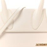Smooth Calfskin Le Grand Chiquito White