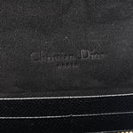 Grained Calfskin Saddle Pouch Bag Black