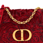 Velvet Rose Medium Caro Bag Rouge