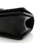 Caviar Quilted Small Boy Flap Black