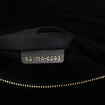 Calfskin Macro Cannage Medium Book Tote Black