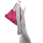 Cellarius Calfskin Medium Soho Chain Shoulder Bag Bright Bouganville