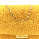 Shearling Vitello Grace Nano Baguette Charm Narciso