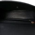 Lambskin Quilted Mini Rectangular Flap Black