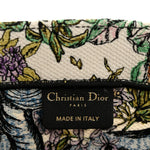Canvas Embroidered Large D-Constellation Book Tote Latte Multicolor