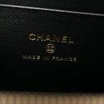Caviar Quilted Top Handle Long Vanity Black