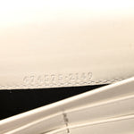 Calfskin Matelasse GG Marmont Chain Wallet Mystic White