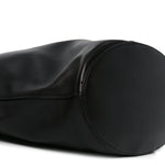 Santorini Lux Calfskin Y Drawstring Tote Black