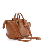 Supple Shiny Lambskin Little New Luggage Soft Tan